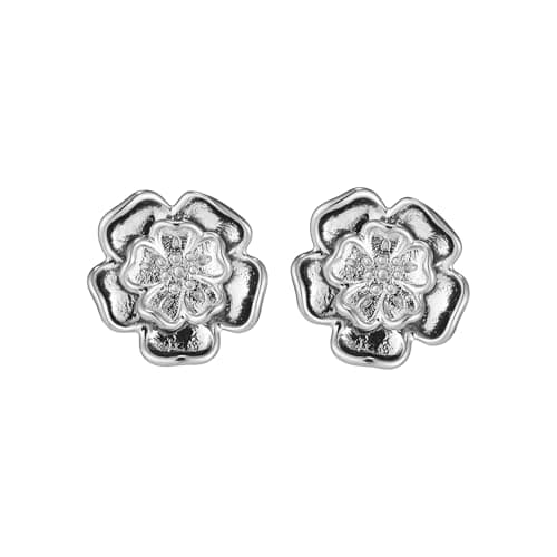 Image of Olivia Burton Women's TUDOR ROSE Collection Stud Earrings in Stainless Steel Embellished with Crystals - 24100257