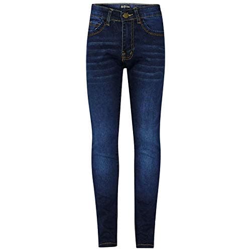 Image of A2Z 4 Kids Girls Skinny Jeans Comfort Stretch Denim Pants - Girls Jeans JN25 Dark Blue 5-6