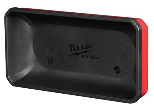 Image of Milwaukee Packout Rectangular Magnetic Container Tool Organizer Box - 48-22-8071, Red