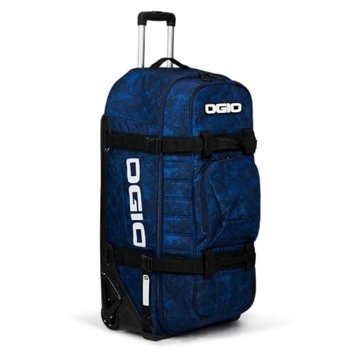 Image of OGIO RIG 9800 Ultra-Tough and Protective (123 Litre Capacity) Wheeled Travel Bag Suitcase, Blue Camo
