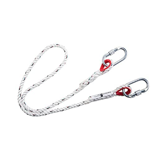Image of Portwest Single Rope Restraint Lanyard, Size: One Size, Colour: White, FP24WHR
