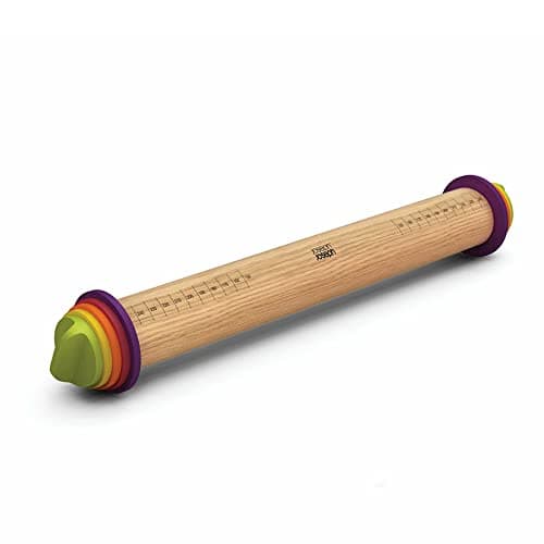 Image of Joseph Joseph 20085 Adjustable Rolling Pin - Multi-Colour