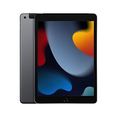 Image of 2021 Apple iPad (10.2-inch, Wi-Fi + Cellular, 64GB) Space Grey (Renewed)