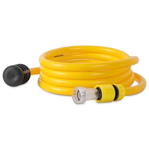 Image of Heavy Duty Pressure Washer Suction Hose with Filter – Compatible with Karcher K2-K7 & Bosch AQT Series, Reinforced PVC & Rubber Inner Layer, Quick Connect Coupling for Easy Use (3M)