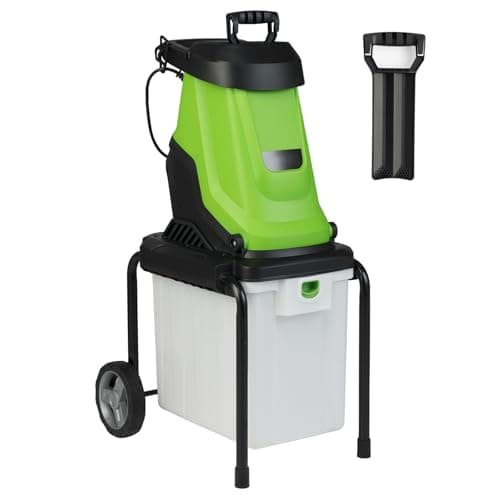 Image of TANGZON 2800W/3000W Garden Shredder, Electric Wood Chipper with 45mm Cutting Diameter, 4500rpm Speed, SK5 Dual-sided Blades & 50L Collection Bin, Garden Mulcher for Branches (2800W, 56x44x94cm)