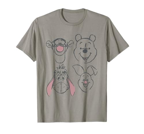 Image of Disney Winnie The Pooh and Friends Sketch T-Shirt