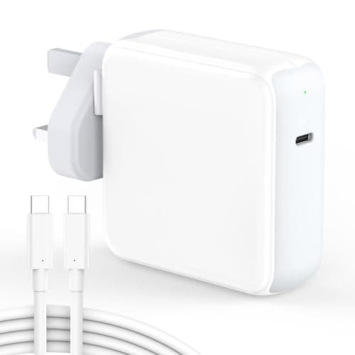 Image of 96W USB C Charger Compatible with MacBook Pro MacBook Air 13 14 15 16 inch 2024 2023 2022 2021 2020, M3 M2 M1 Mac Laptop, and All USB C Devices (2M/6.6FT C to C Cable Included)