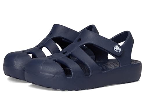 Image of Crocs Unisex-Child Classic Fisherman Sandal, Kids and Toddler Sandals, Navy, 6 UK Child