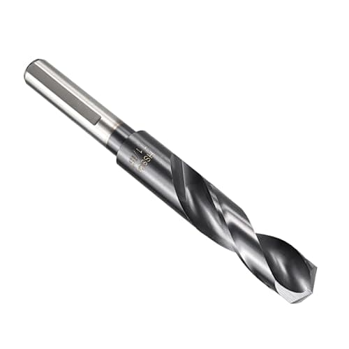 Image of PATIKIL 17.5mm Drill Bit 11/16", 1/2" Reduced Shank M35 Cobalt 5% HSS with Titanium Aluminum Nitride Coating 135° Split Point for Hard Metal Stainless Steel High-speed Cutting