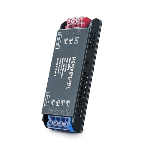 Image of BRIMETI LED Driver 24V 150W LED Transformer AC 240V to DC 12 Volt 6.25A Ultra Slim Power Supply Constant Low Voltage Switching, Adapter for Strip Light Cabinet Lights