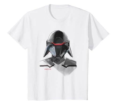 Image of Star Wars Jedi Fallen Order Inquisitor Bust T-Shirt, Youth, White, Large