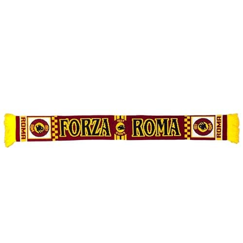 Image of Beyond Happy AS Roma Football Fans Scarf - Roma Italian Soccer Supporters' Scarf - 100% Acrylic