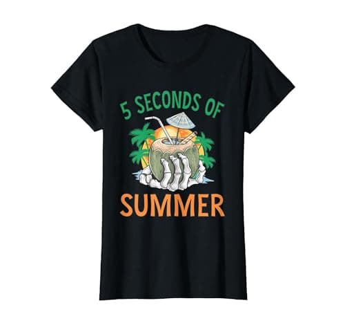 Image of 5 Seconds of Summer T-Shirt, Women, Black, Medium