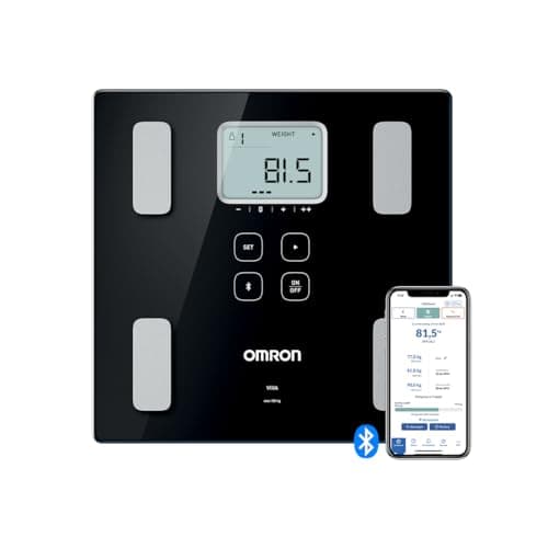 Image of OMRON VIVA Scales for Body Weight with Accurate Results – Bathroom Scales Measuring Visceral Fat, Muscle, Metabolism, BMI and Bluetooth Sync via OMRON Connect