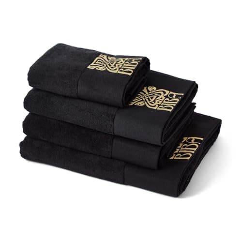 Image of Biba Towel Black Bath Mat