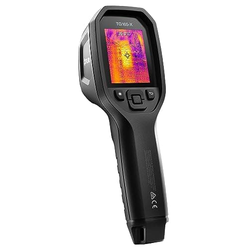 Image of FLIR TG165-X Thermal Imaging Camera with Bullseye Laser: Commercial Grade Infrared Camera for Building Inspection, HVAC and Electrical