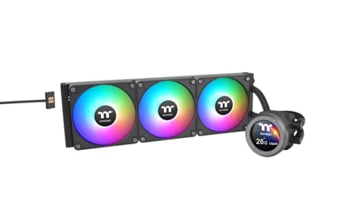 Image of TH420 V2 Ultra EX ARGB Sync CPU Liquid Cooler/All-In-One Liquid Cooling System/Water Block 2.1" LCD/Fan 140 * 3/Magnetic Quick Connection/PWM 500~1800 RPM/MB ARGB Sync Control/LCD Software Control