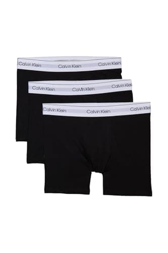 Image of Calvin Klein Men's Relaxed Fit 3Pk Trunks, Black/Black/Black, XXL