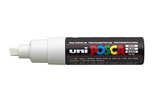 Image of Posca UNI-BALL MARKER PEN PC-8K WHITE - SINGLE PEN