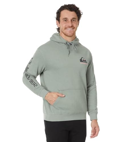 Image of Quiksilver - Mens Omni Logo Hoodie, Color Chinois Green, Size: X-Large