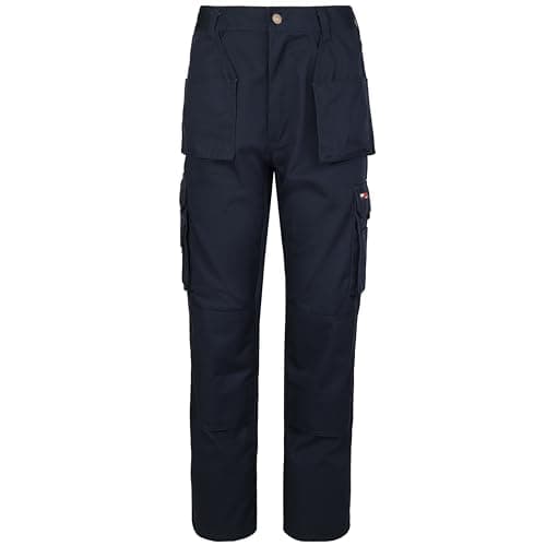 Image of Castle Mens Work Trouser 763 Pro Work Trouser, Navy, 34W UK