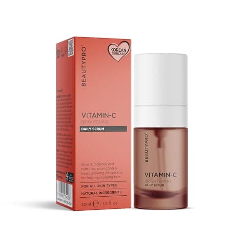 Image of BEAUTYPRO VITAMIN C Face Serum Brightening Anti-Ageing Daily Skincare Firming Hydrating Energising 100% Plant Based Blueberry Yuzu Citrus Sea Buckthorn Natural Vegan Multi Award Winning Brand 30ml