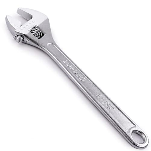 Image of Navegando 15 Inch Large Adjustable Spanner - Professional Forged Steel Adjustable Wrench with 47mm Wide Jaw, Heavy-Duty Shifting Spanner for Automotive & Industrial Use (380mm Length, 2.98LB Weight)