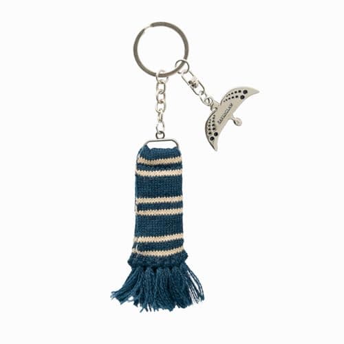 Image of Grupo Erik Keyring Harry Potter Merchandise - Ravenclaw Scarf Keychain, Cute Keyring, Cool Keyrings, Harry Potter Gifts Under 10 Pounds, Ravenclaw Gifts