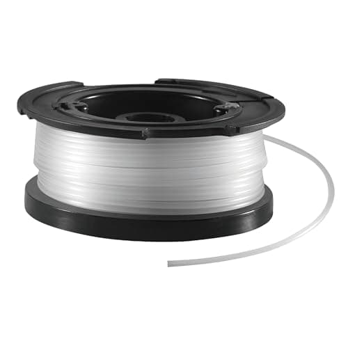 Image of BLACK+DECKER Spool and Line 10 m for Reflex Strimmer Nylon Wire 1.6 mm Diameter Transparent and Resistant A6481-XJ