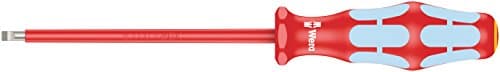 Image of Wera 05022730001 0.6 x 3.5 x 100 mm 3160i VDE Insulated Screwdriver for Slotted Screws - Silver