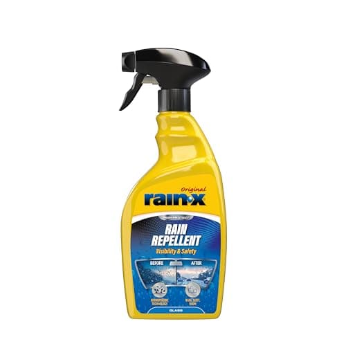 Image of Rain-X Rain Repellent - Water-Repellent Treatment for Windscreens & Side Windows - Enhances Visibility in Rain, Sleet & Snow - Keeps Glass Clean & Protected - 500ml