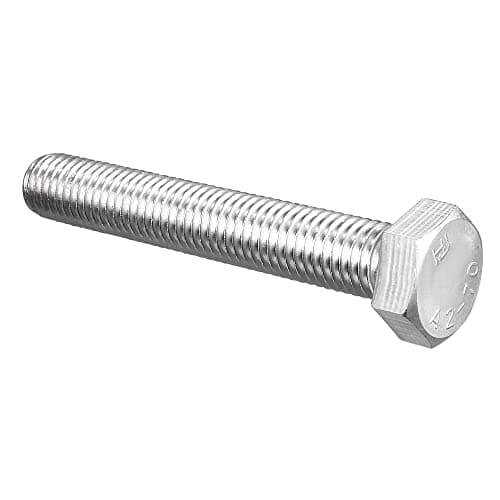Image of sourcing map M14 Hex Bolt M14-2 x 90mm 304 Stainless Steel 4.8 Grade Fully Threaded Hexagonal Head Screw Bolts 1pcs
