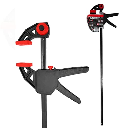 Image of 2pc 36-Inch/900mm Heavy-Duty Bar Clamps Set for Woodworking - One-Handed/Spreader Quick Clamp/Change Set