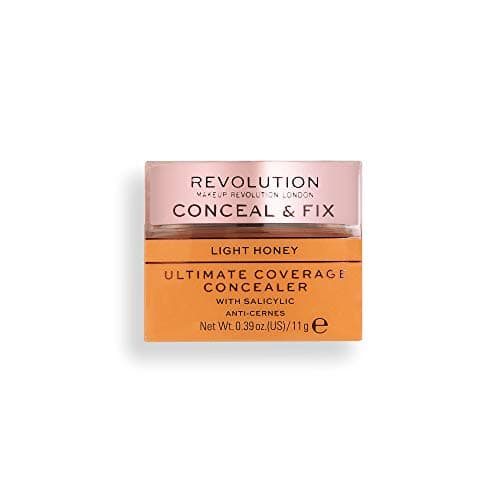 Image of Makeup Revolution, Conceal & Fix, Ultimate Coverage, Concealer, Light Honey, 11g