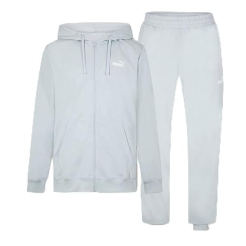 Image of Puma Mens Poly Tracksuit Light Grey L