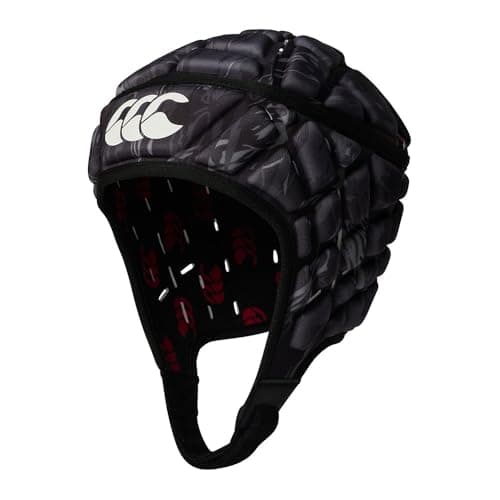 Image of Canterbury Adult Unisex Force Raze Headguard Headguards, Black-Grey Camo, S