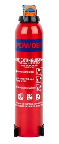 Image of Small 950g BC Dry Powder Aerosol Fire Extinguisher - Multi Purpose Extinguisher Great for Home & Vehicle Use - FireShield (950g Fire Extinguisher)