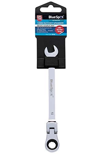 Image of Blue Spot Tools 10mm Ratchet Spanner Flexible Head (180°)
