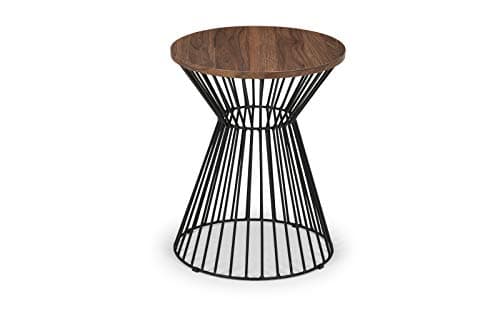 Image of Julian Bowen Jersey Lamp Table, Walnut/Black