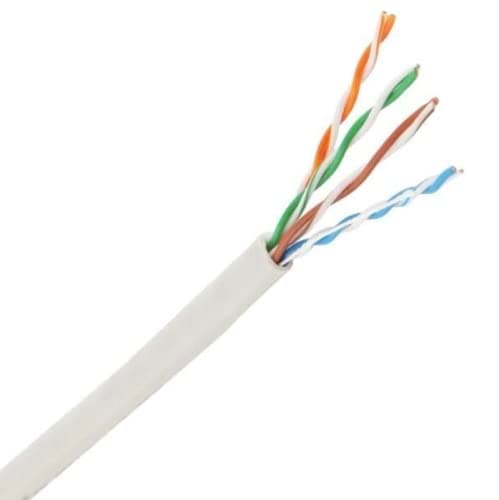 Image of LKG White External 4 Pairs Telephone Cable Solid Copper Conductors Waterproof (10 meters)