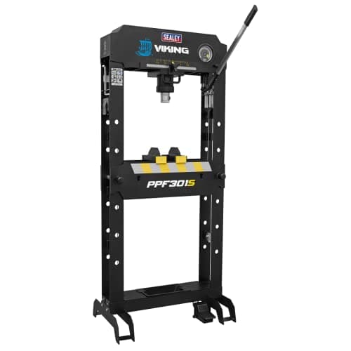 Image of Sealey 30 Tonne Viking Heavy Duty Floor Type Air/Hydraulic Press - PPF301S