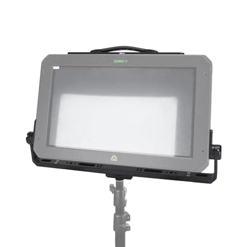 Image of Nitze Monitor Stand Mount Yoke Set with Top Handle compatible with Atomos Sumo 19/19SE for Tripod DSLR Rig