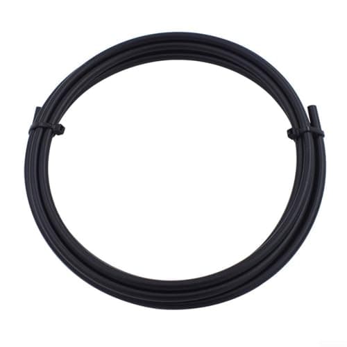 Image of Bicycle Hydraulic Brake Hose Roll, 5mm Od For Braided Nylon Tubing For Mountain Bike Disc Brakes, Black(Black)