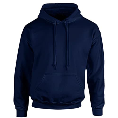 Image of Gift Hub - Unisex Fashion Hoodie - Hooded Pullover with Drawcords & Front Pockets, Fleece Hoodie Sweatshirt for Men and Women - Blue - XX-Large