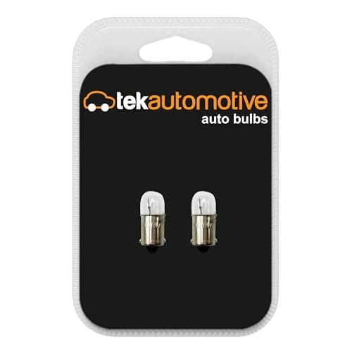 Image of Tek Automotive 233 T4W BA9S Bulbs 12V 4W – Side Light, Number Plate & Interior Car Lamps, E-Marked Road Legal - Twin Pack