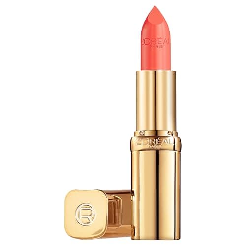 Image of L'Oréal Paris Color Riche Satin Smooth Lipstick, Moisturising Pure Pigment Lip Colour, With Omega 3 & Vitamin E, Ultra Creamy Formula, Shade: 373 Magnetic Coral