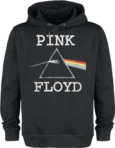 Image of Pink Floyd Amplified – Dark Side of The Moon Hoodie – Adult, Black, L