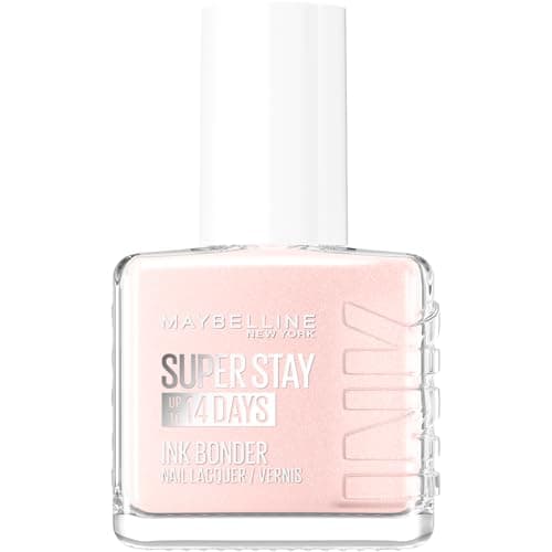 Image of Maybelline New York Nail Polish, Super Stay Ink Bonder Nail Lacquer, Hard Gel-Like Colour, Chip-Resistant, Up to 14 Day Wear,Extreme Shine, Last Longer, Shade: 78 Porcelain, 12ml