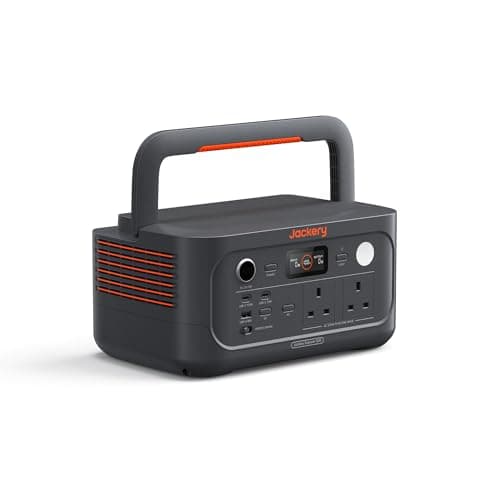 Image of Jackery Explorer 500 v2 Portable Power Station, 230V/500W Pure Sine Wave Solar Generator, 500W AC Output Power Station, 512Wh LiFePO4 Lithium Camping Battery Backup for Picnics, Fishing, Travel