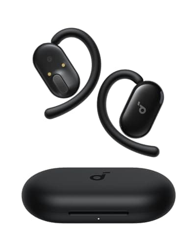 Image of soundcore V20i by Anker Open-Ear Headphones, Adjustable Ear Hooks, Ultra-Comfort, Snug Fit, Powerful Sound, Clear Calls, IP55, LED Lights, 36H Playtime, Bluetooth 5.4 Earbuds, Multipoint Connection